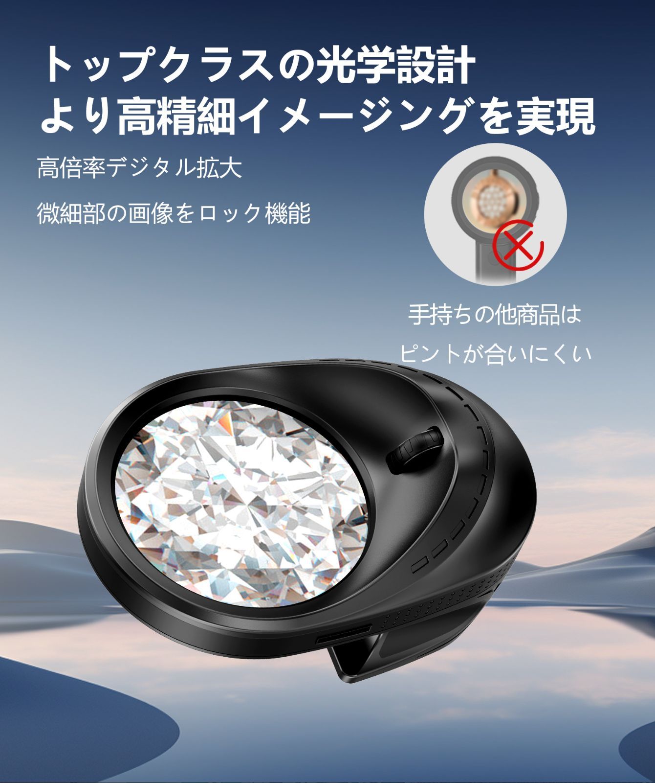 2.8インチ円形ディスプレイ搭載｜1000万画素