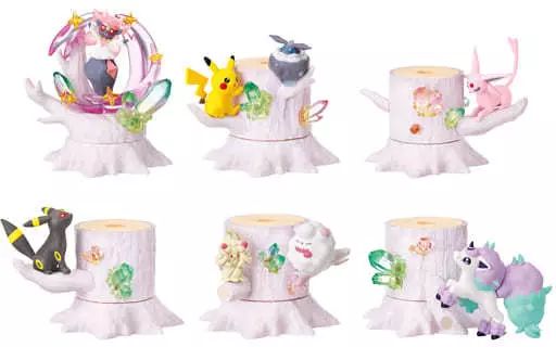 あつめてかさねてポケモンの森 しんぴ輝く場所 6種セット フィギュア