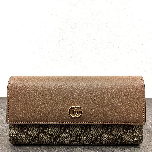 309 送料込み！ 未使用品 GUCCI 長財布 456116 ベージュ