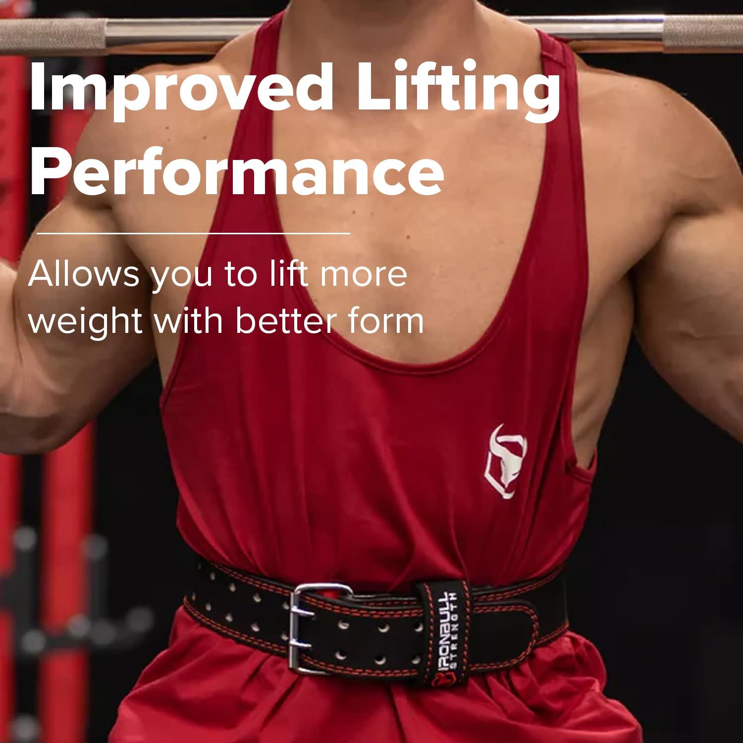 Iron Bull Strength トレーニングベルト 6インチパッド入り