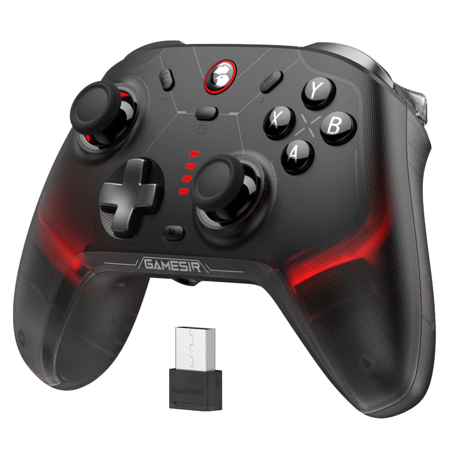 新着商品 GameSir Cyclone2 TMR コントローラー 1000HZのポーリングレートゲームパッド ホールトリガー マイクロトリガー付きのコントローラー pc 500万回の高耐久マイクロボタン ソフトウェア調整対応 背面ボタン 6軸ジャイロ Sw