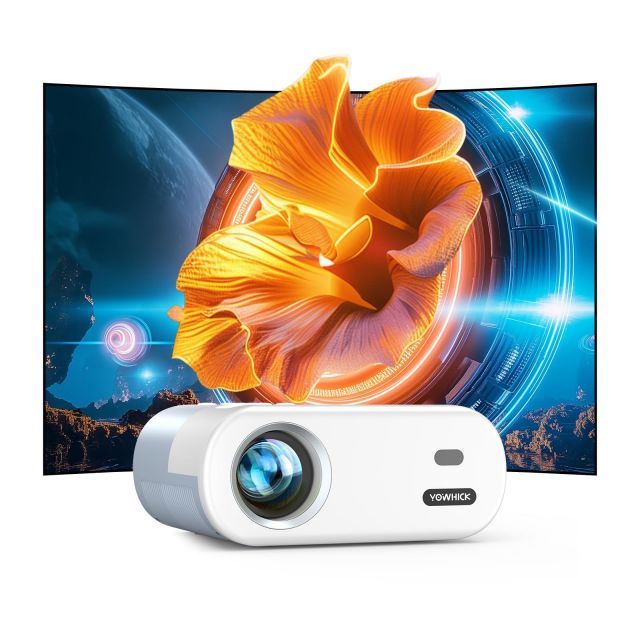 令和累計販売台数No.1 YOWHICKプロジェクター 超小型18000LM高輝度5GWiFi-Bluetooth瞬時接続 リアル1080P 短距離投