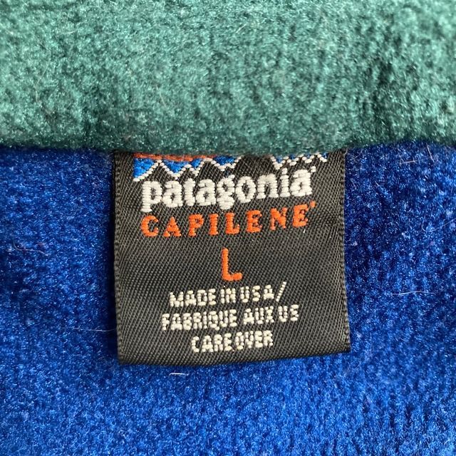 90s vintage USA製 Patagonia CAPILENE ハーフジップフリース 90年代 
