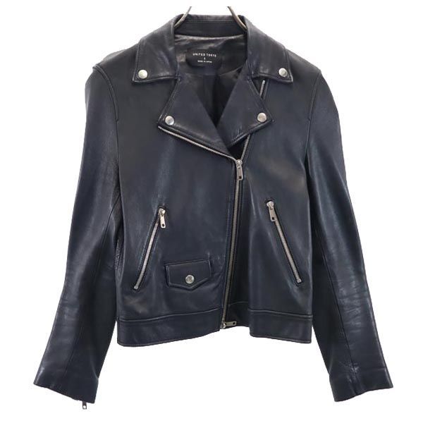 ユナイテッドトウキョウ ISHIKAWA 日本製 羊革 レザー ダブル  