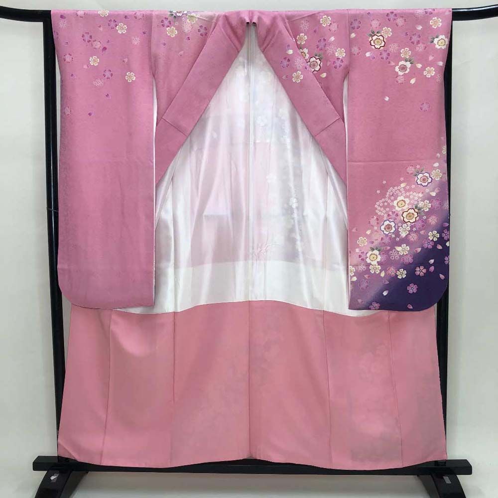 振袖フルセット 裄64.5cm 身丈157.5cm 長襦袢セット 二分の一成人式 帯