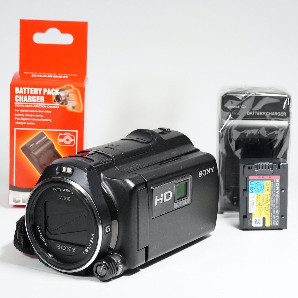 【超激安即納】SONY HDR-PJ800 中古品　ワインレッド　ビデオカメラ アクションカメラ・ウェアラブルカメラ