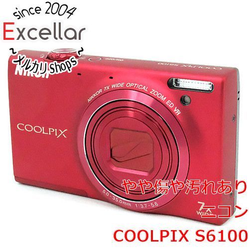 Amazon | NikonデジタルカメラCOOLPIX S6100 スーパーレッド