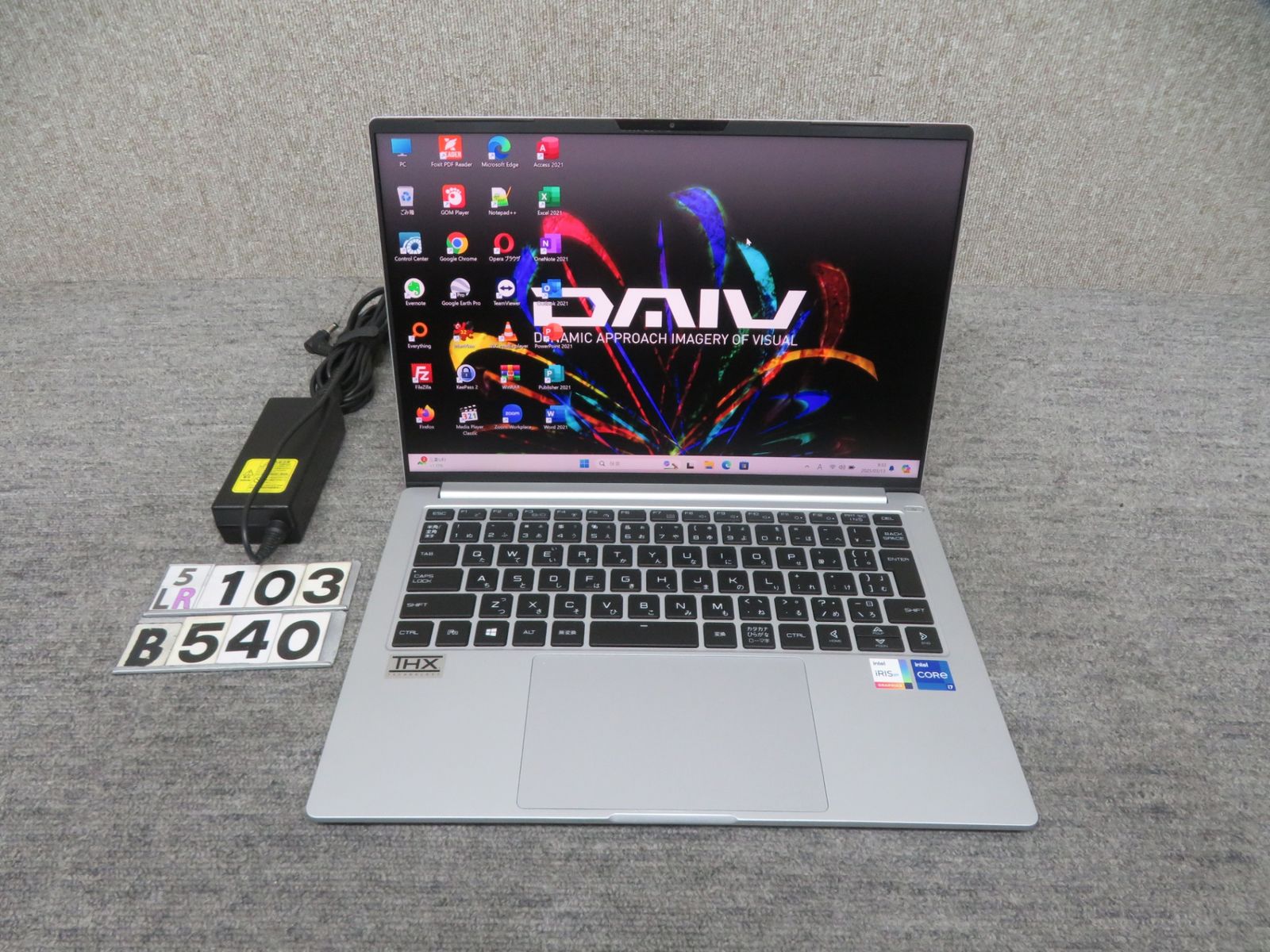 【超速11th i7・16GBメモリ】◆mouse DAIV 4P PH4PUX1/ 14型◆超高速Core i7-1165G7/高速新品SSD 512GB/メモリ16GB◆Windows 11 Pro/サービス microsoft Office 2021付◆到着後すぐに使える ACアダプター付き 超速11th i7・16GBメモリ】◇mouse DAIV 4P PH4PUX1/ 14型/超