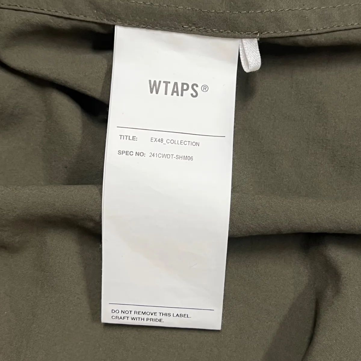 68.WTAPS 24ss Scout/LS/Poly.Broadcloth サイズ01【併売品】 - メルカリ
