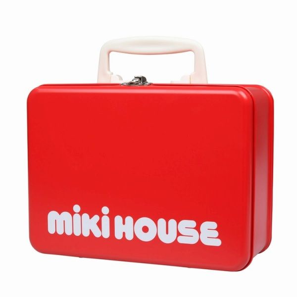 【新品】ミキハウス MIKIHOUSE ミニトランク 赤色 ミキハウス正規販売店/ミキハウス mikihouse トランク缶 ギフト