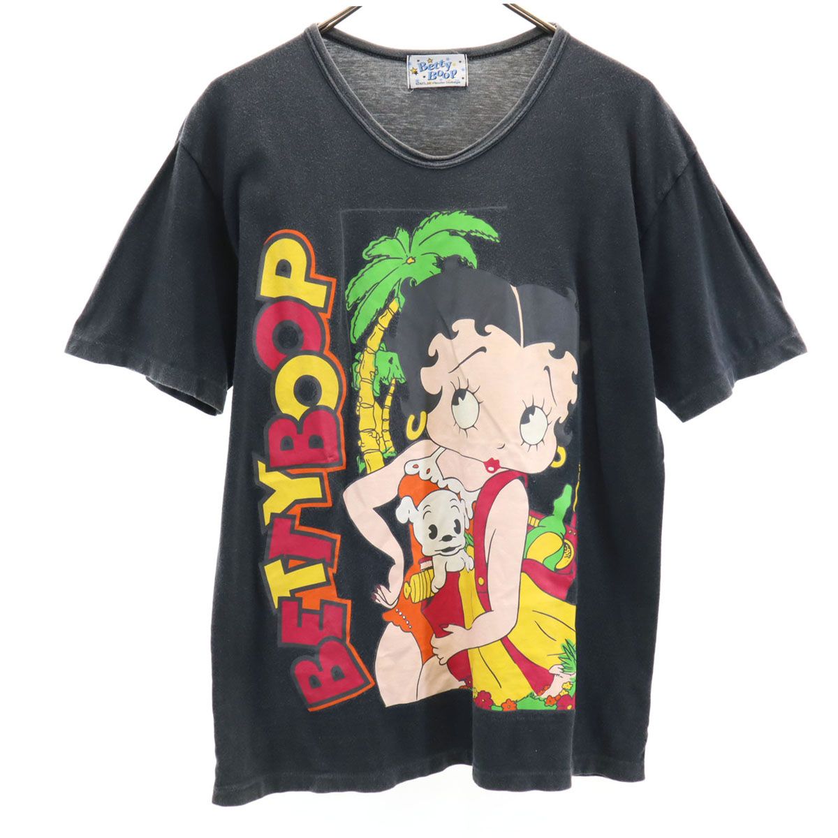 j567 90sビンテージ 半袖Tシャツ ベティーブープ□1990年代製 表記L 