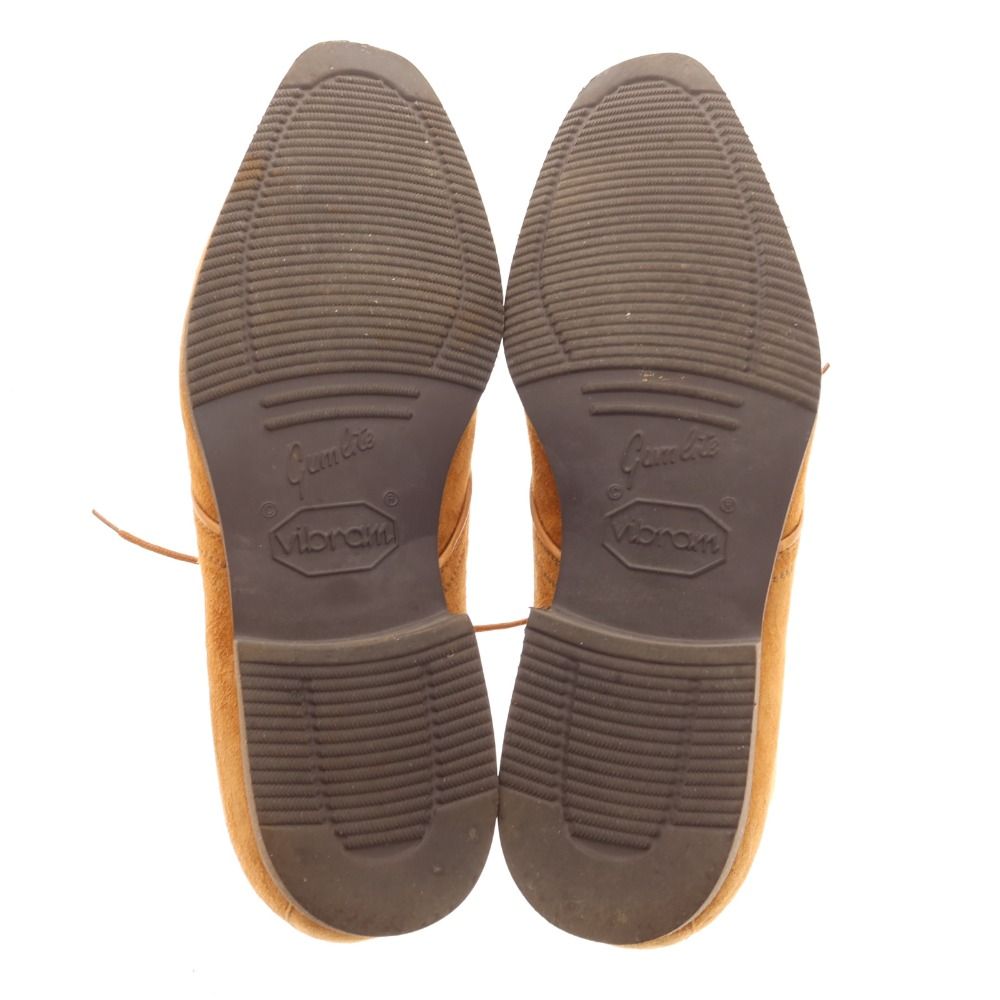 中古】フェランテ FERRANTE スエード チャッカブーツ ライトブラウン