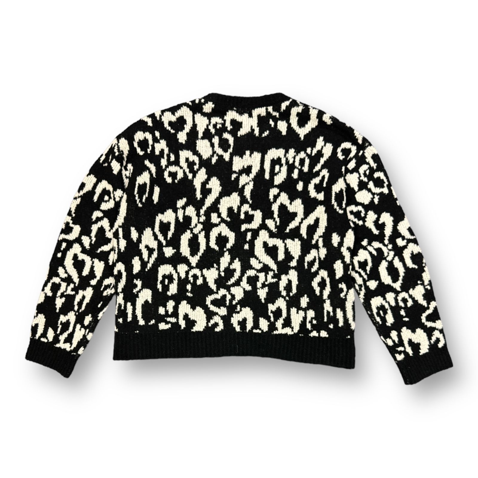 BASICKS 23AW Heart Leopard Knit ホワイト