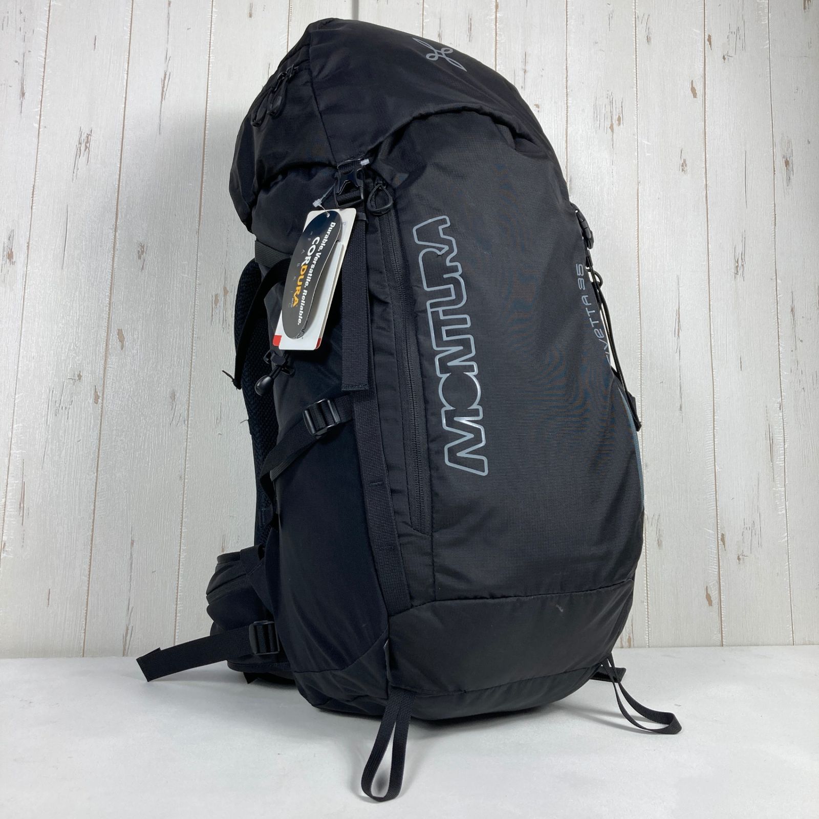OneSize ブラック系 Montura モンチュラ チベッタ 35 バックパック Civetta 35 Backpack ナイロン バッグ ストレージ バックパック 容量 30L～54L z00053617 容量 30L～