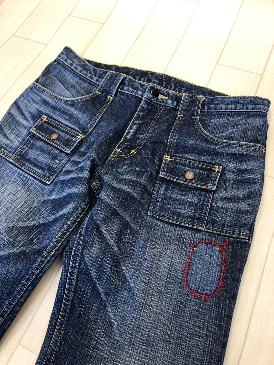 NUMBER (N)INE ナンバーナイン デニムパンツ ブッシュパンツ リペア 
