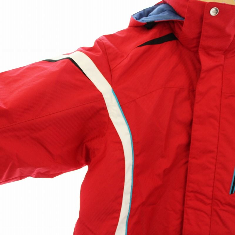 Goldwin フード付きスキーウェア　レッド　Mサイズ Goldwin フード付きスキーウェア レッド Mサイズ