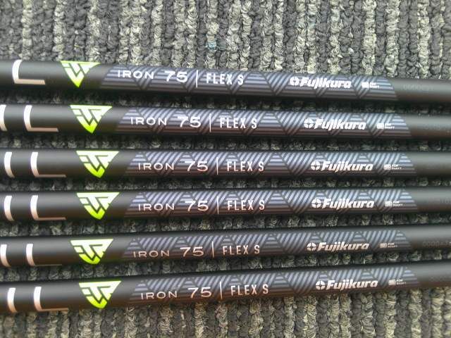 中古 シャフト フジクラ TRAVIL IRON 75（S） 6本セット/S/0