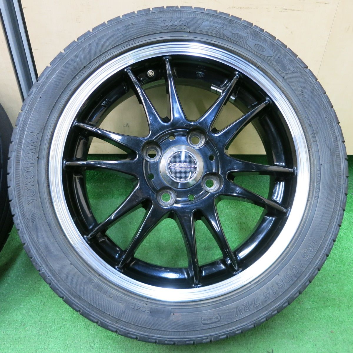 送料無料* 4本価格☆X CROSS SPEED 165/55R14 ヨコハマ DNA エコス 
