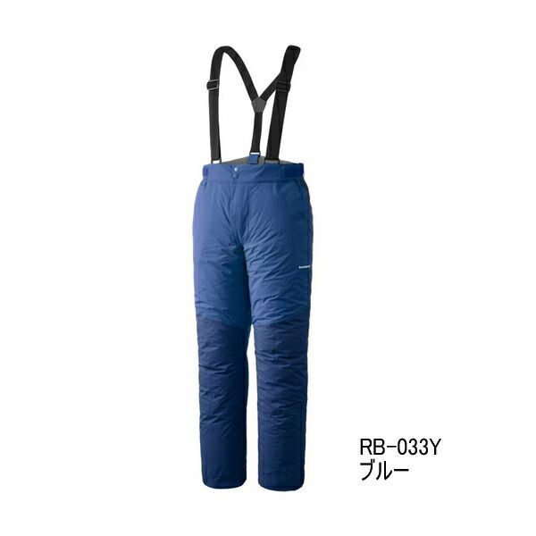 ≪ 25年9月新商品 ≫ シマノ ゴアテックス インサレーション パンツ 05 RB-033Y ブルー 2XLサイズ