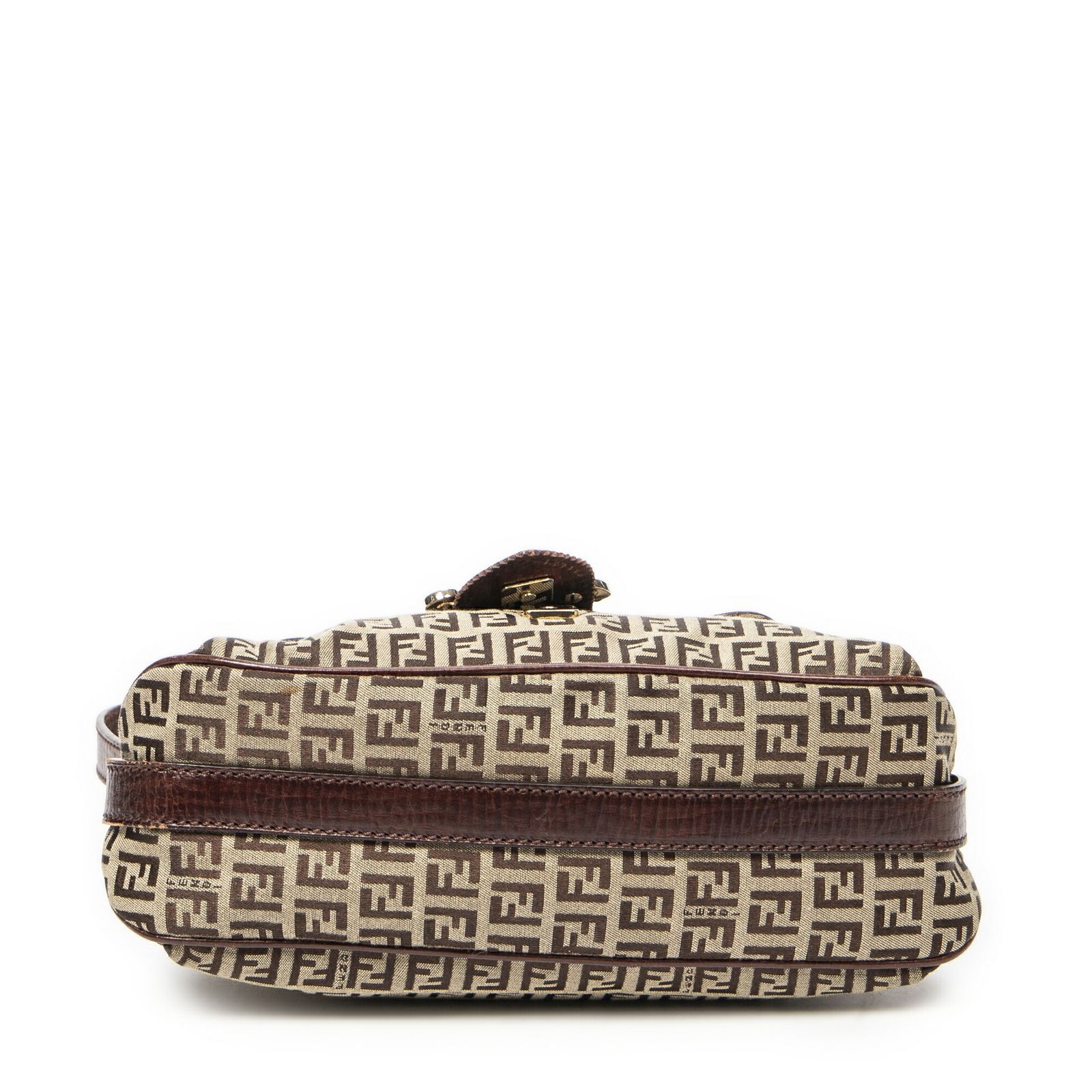 フェンディGGショルダーバッグベージュ ブラウンズッキーノキャンバスA