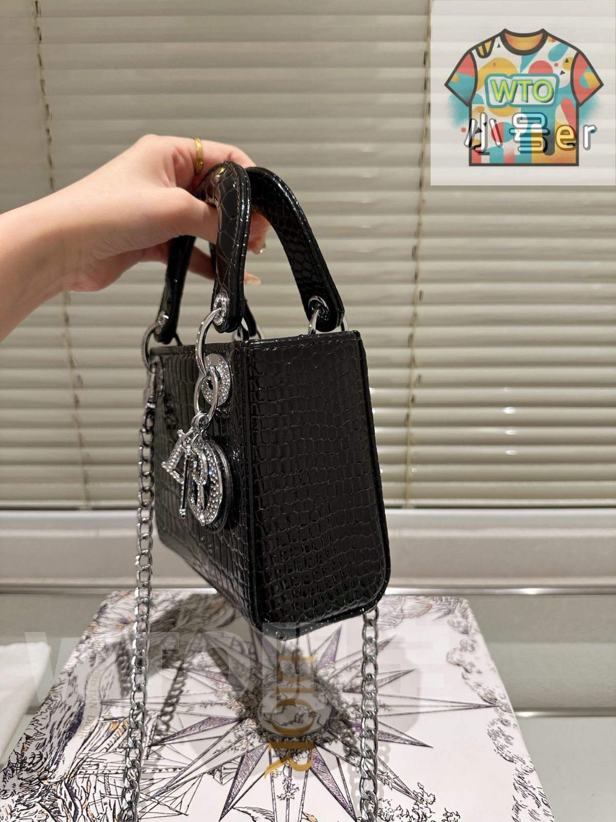 今日 Dior Lady Dior Bag with F ing Gift Box - レディー ディオール バッグ フォールディングギフトボックス付き-WTO輸入2 DECORATOM_COM_BR