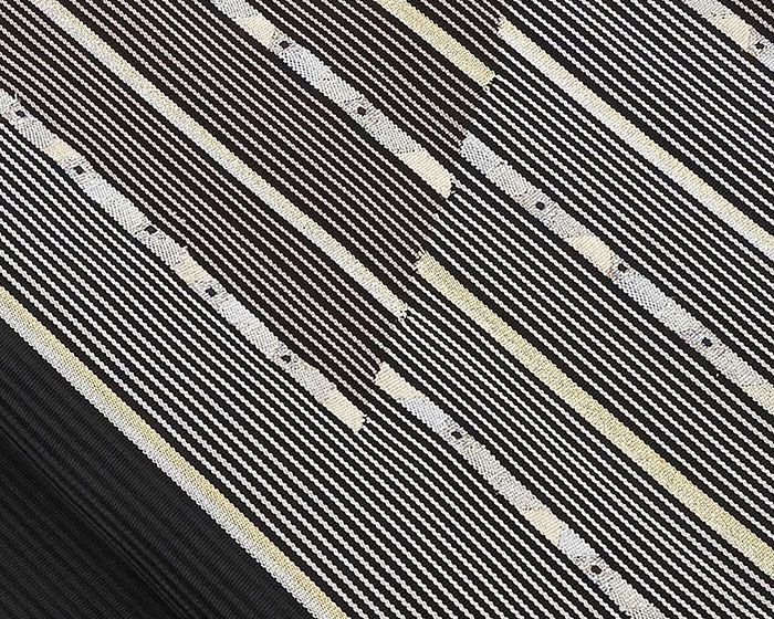 夏帯 名古屋帯 未使用品 絽綴れ 正絹 仕立て上がり 黒 未着用 美品 新古品 夏八寸帯 八寸 夏物 夏用 y0274 夏帯 名古屋帯 未使用品 絽綴れ 正絹 仕立て上がり 黒 未着用 美品