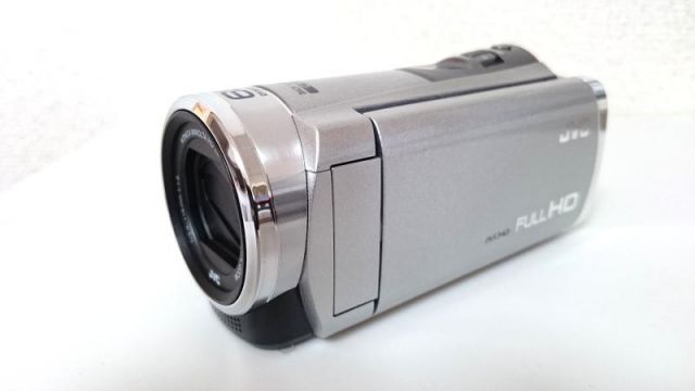 【値下げ】Everio jvc ビデオカメラ  GN-HM177 JVC ビクター ビデオカメラ Everio エブリオ GZ-HM177-S - メルカリ