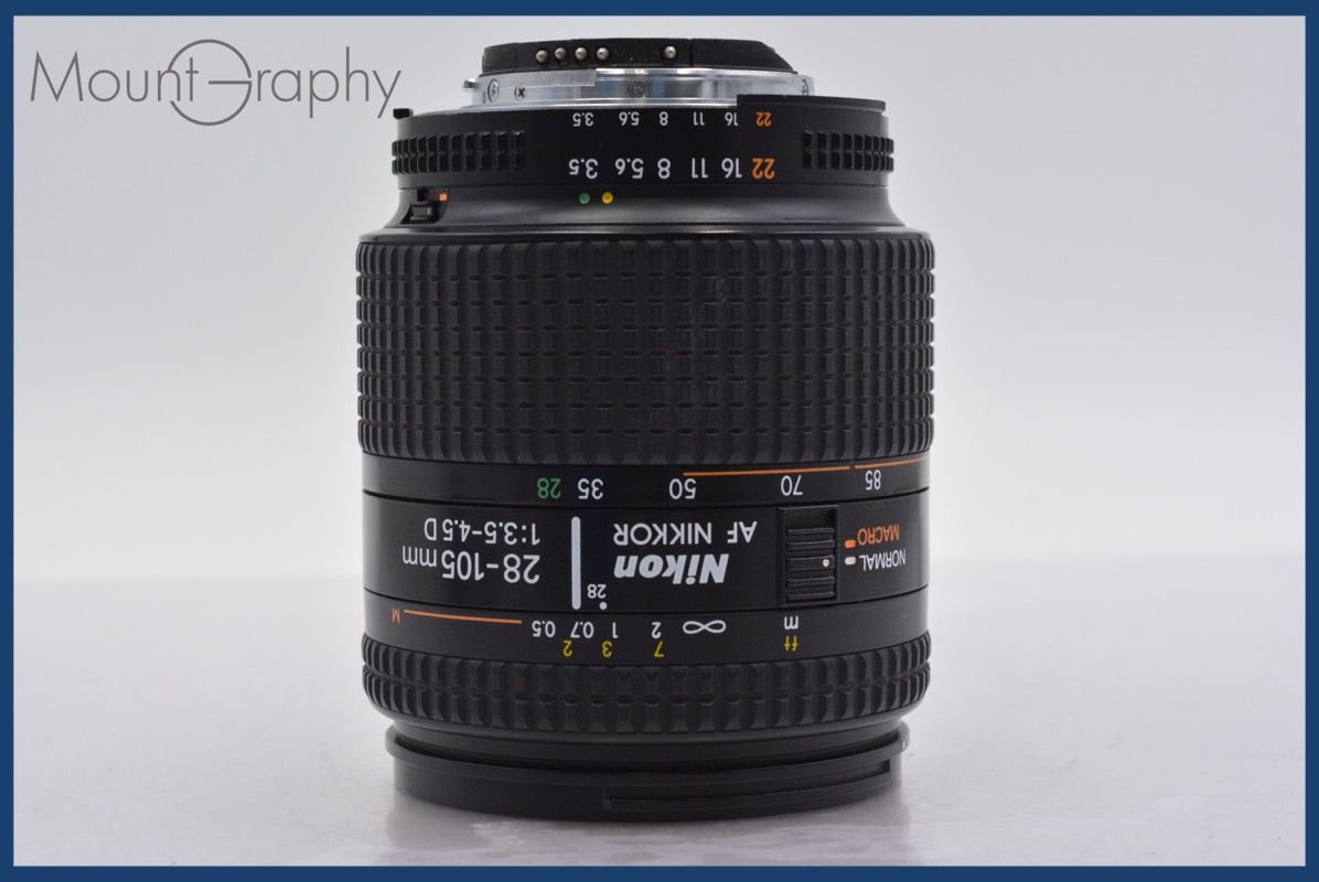 ☆実用美品☆ ニコン Nikon AF NIKKOR 28-105mm F3.5-4.5 D 前後 