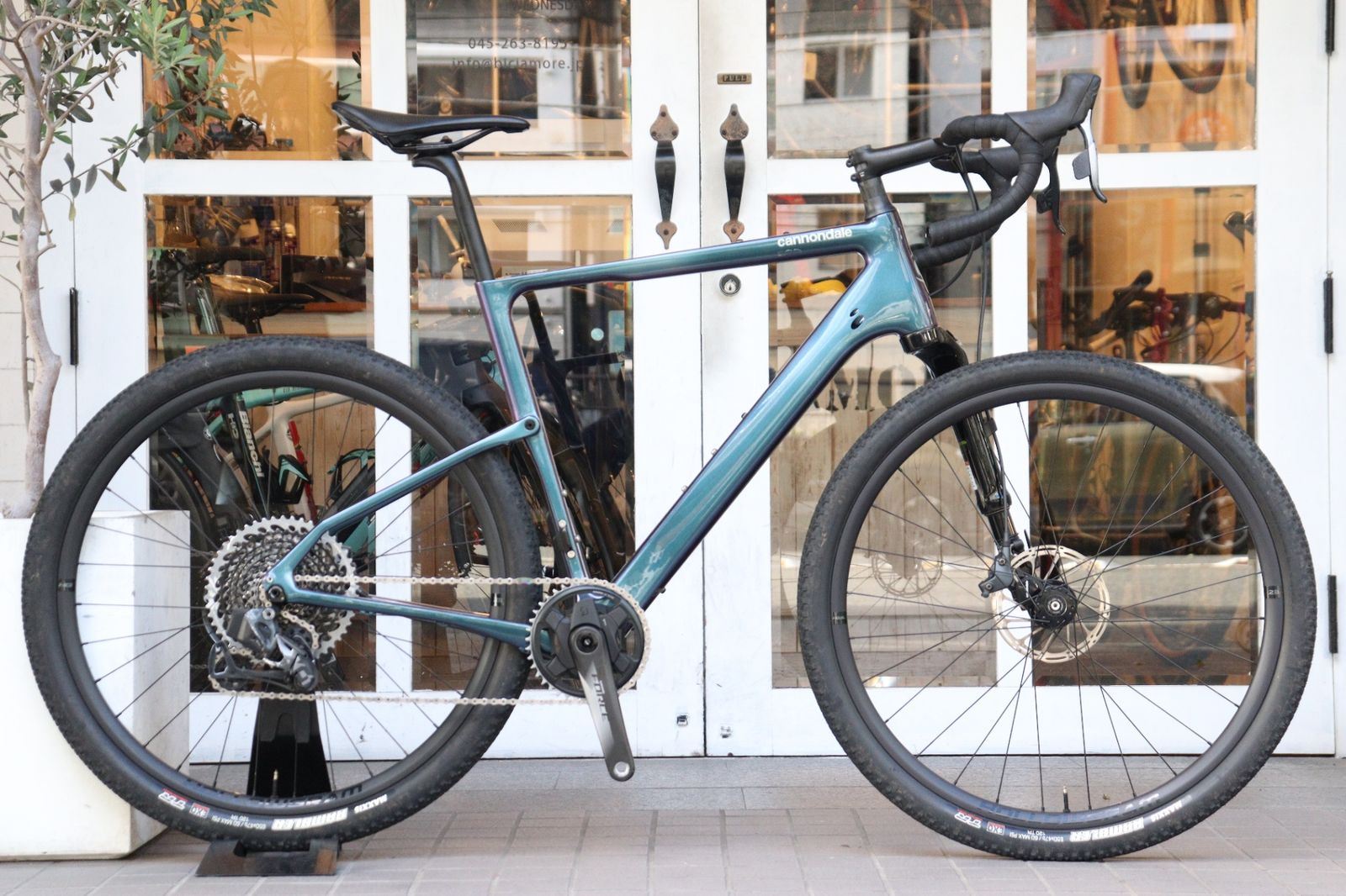 キャノンデール Cannondale トップストーン カーボン レフティ TOPSTONE CARBON LEFTY 1 2021モデル Mサイズ スラム FORCE e-Tap AXS MIX 12S 電動 カーボン グラベルバイク 横浜店