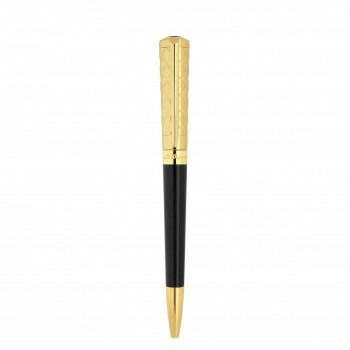 S.T. Dupont エス テー デュポン リベルテ ボールペン ブラック＆イエローゴールド 465221F