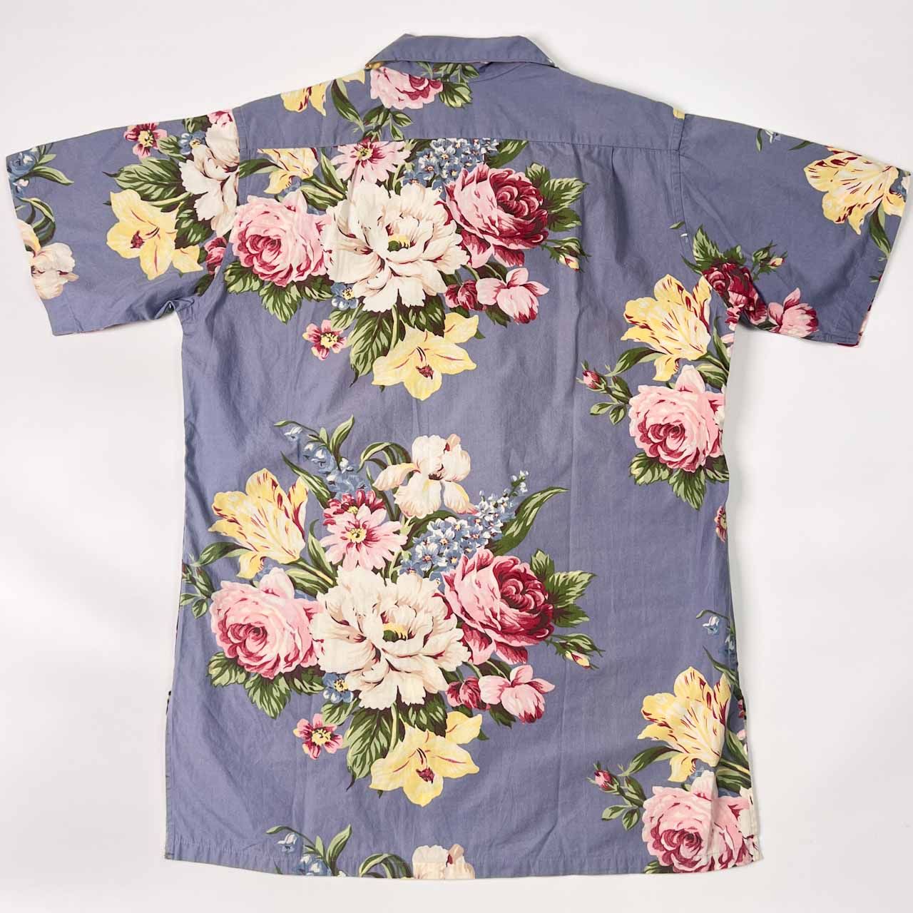 90s Polo Ralph Lauren ラルフローレン 花柄 バラ 半袖 開襟