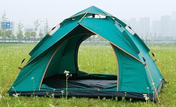 新入荷 テント 3-4人用 キャノピーテント ドームテント キャンピングテント フルクローズ 防水 キャンプ アウトドア