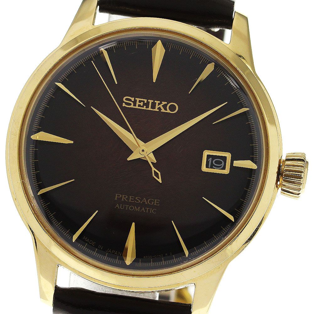 良品 SEIKO プレサージュ limited 付属品あり 4R35-03M0