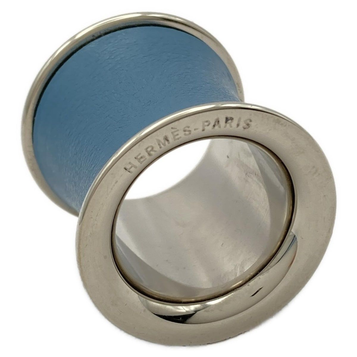 上品 HERMES Medor Sellier スカーフリング レザー アクセ Medor Sellier scarf ring | Hermès Finland