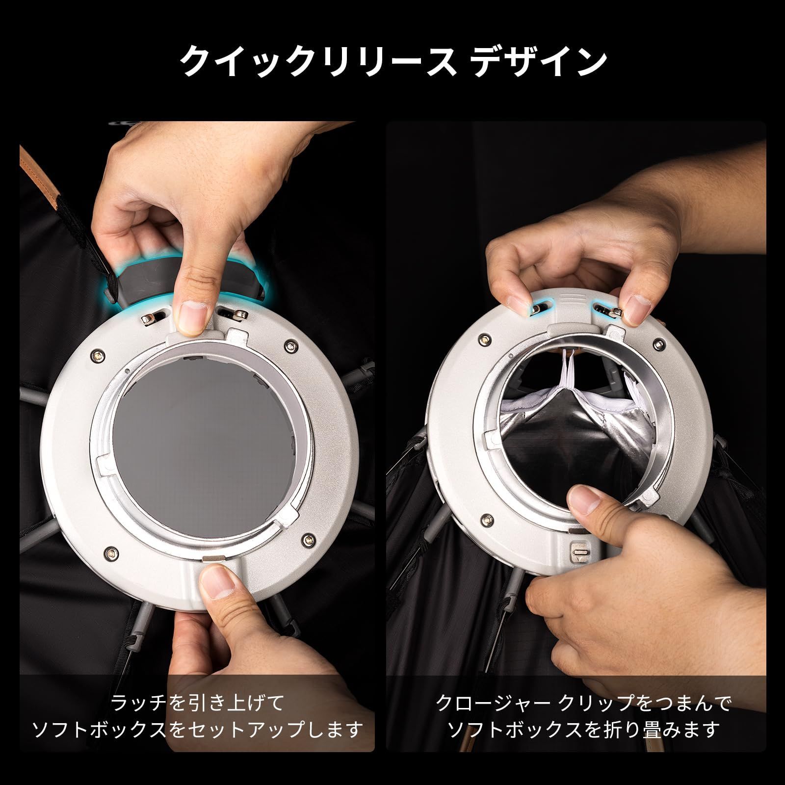 キャリーバッグ付き BowensマウントCOBライト用