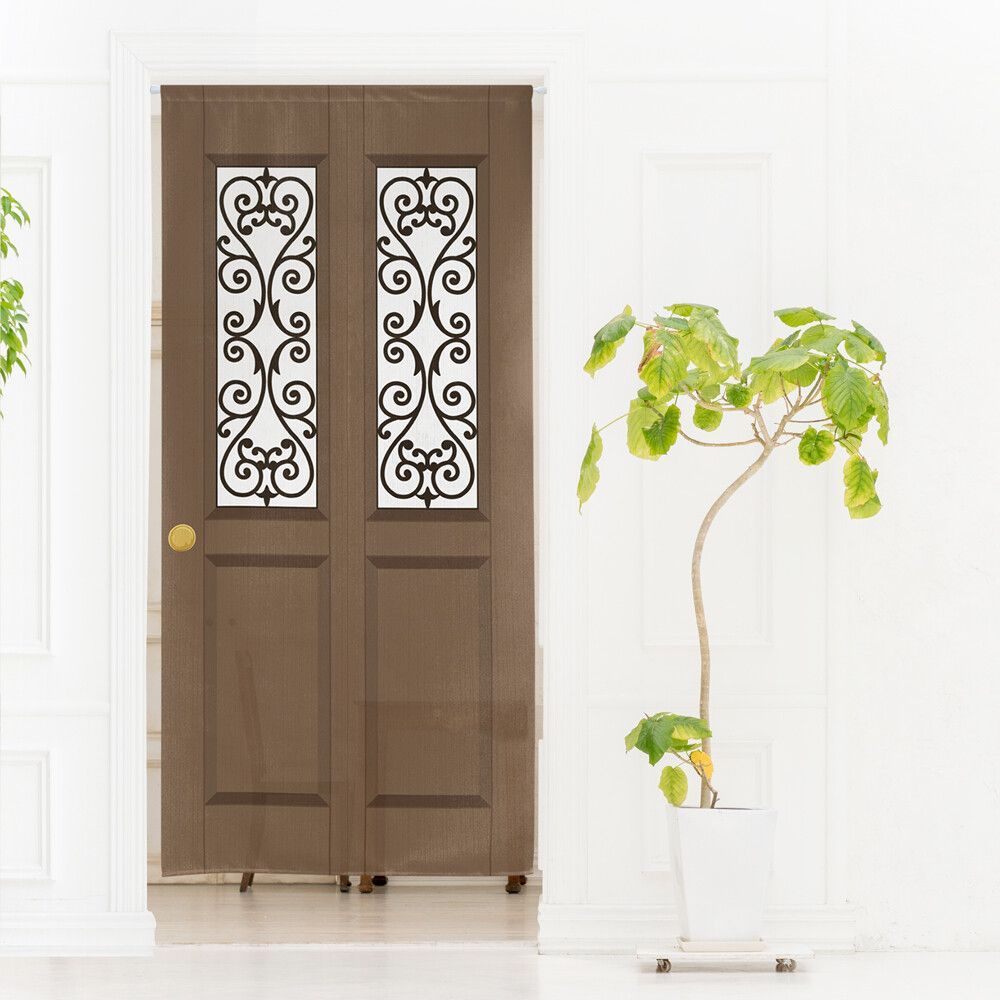 アンティーク暖簾 のれん 暖簾 目隠し 間仕切り 洋風 洋柄 障子 ドア アンティーク 85×丈