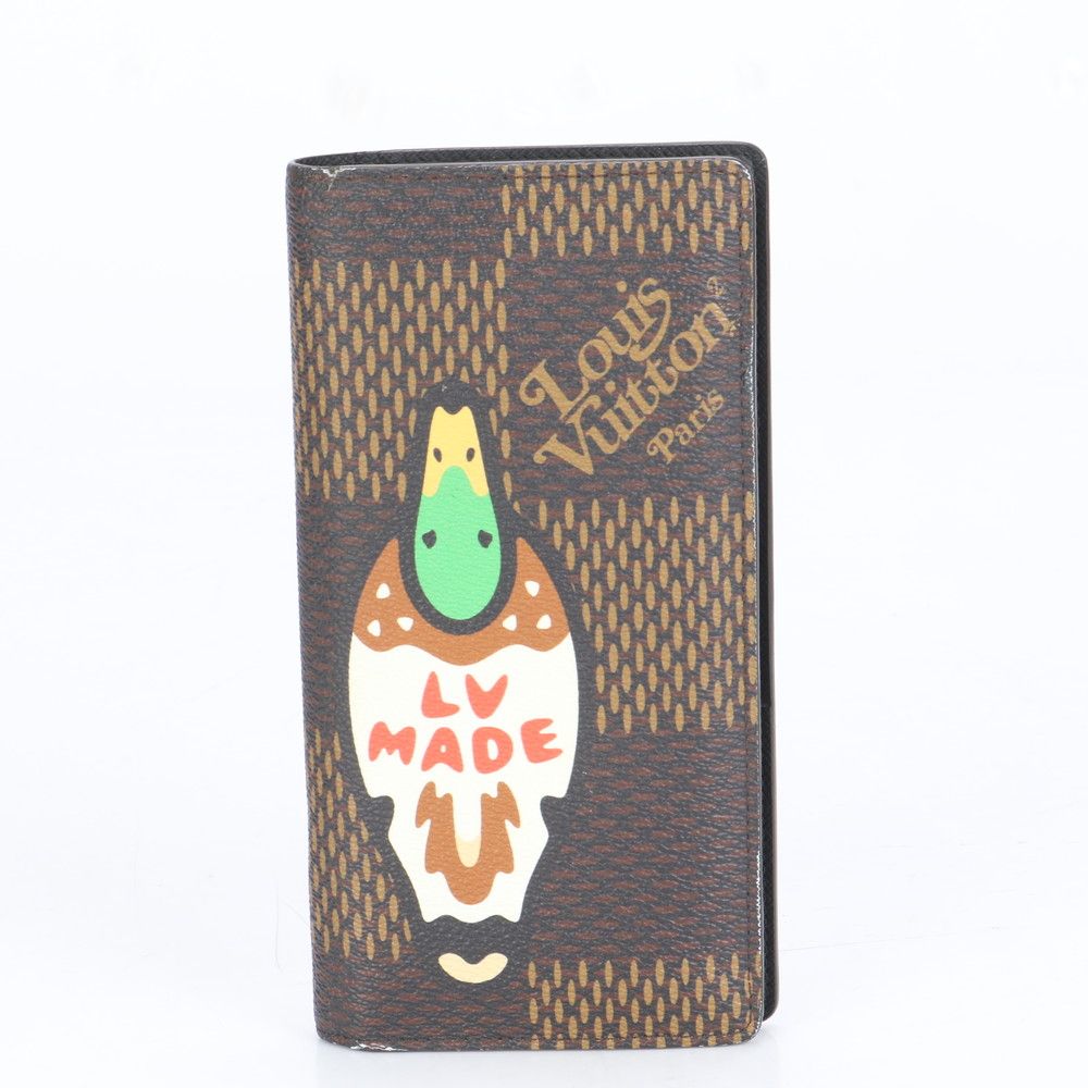 ✨新品級レアコラボ品✨ルイヴィトン× NIGO ダミエ ポルトフォイユ ブラザ 美品 ルイヴィトン NIGO コラボ ダミエ ポルトフォイユ ブラザ