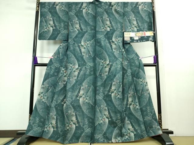 平和屋本店 上 都喜ヱ門 本場大島紬 紬萬葉 9マルキ 季節の追想 藤絹織物謹製 証紙付き DZAB1109kh5