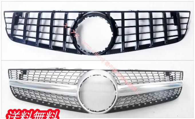 メルセデス ベンツ BENZ SL R230 2008～2012 縦フィン GTスポーツグリル ダイヤモンド スターグリル ラジエター 高品質 フロントグリル
