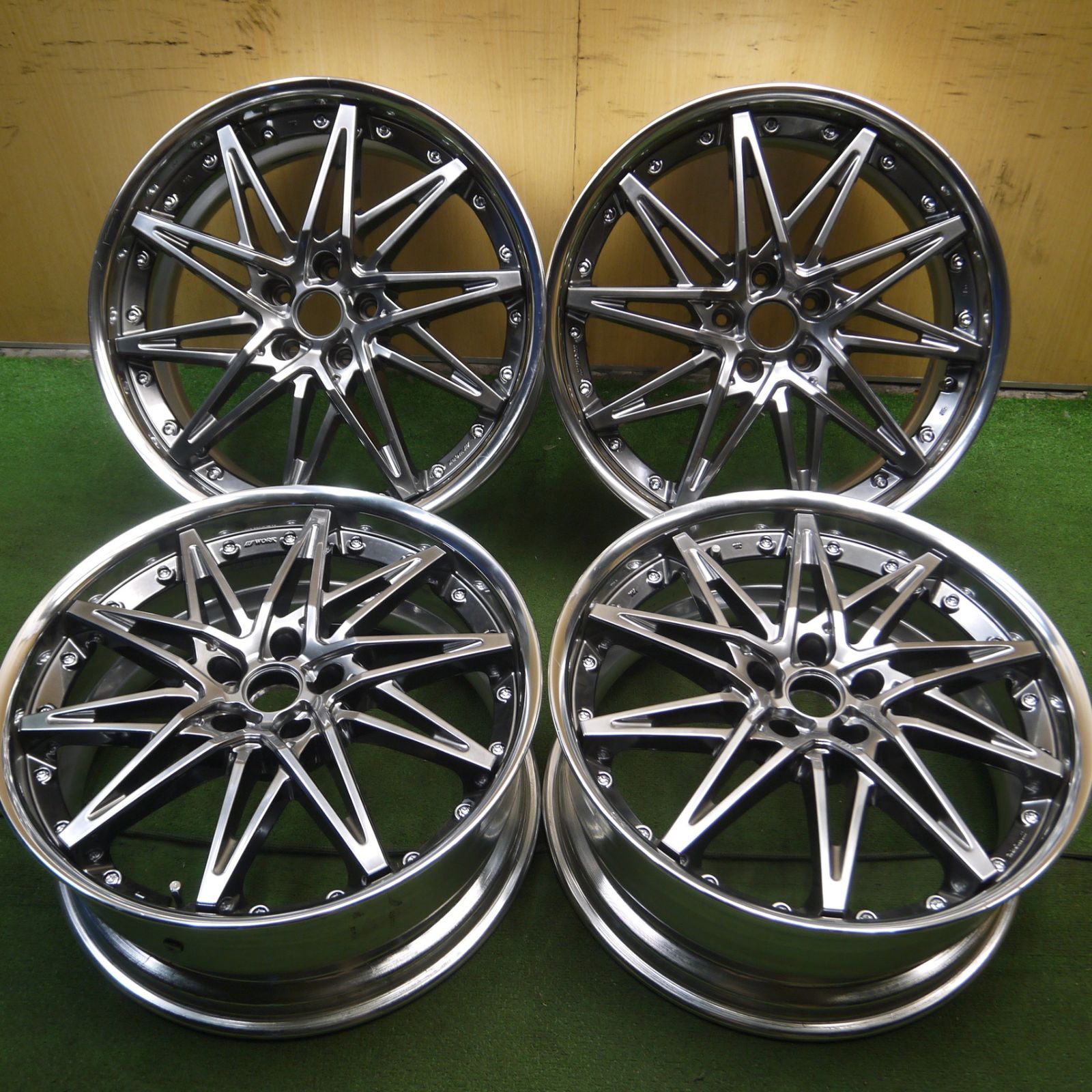 送料無料* 4本価格☆WORK SCHWERT SG1 ワーク シュヴァート 20インチ ホイール 20×8.5J PCD114.3/5H☆4040306Hホ  - メルカリ