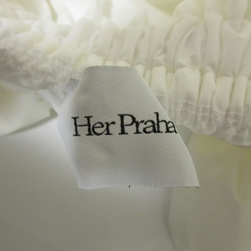 美品 HerPraha ハープラハ Flowing ribbon bustier ボリュームビスチェ  