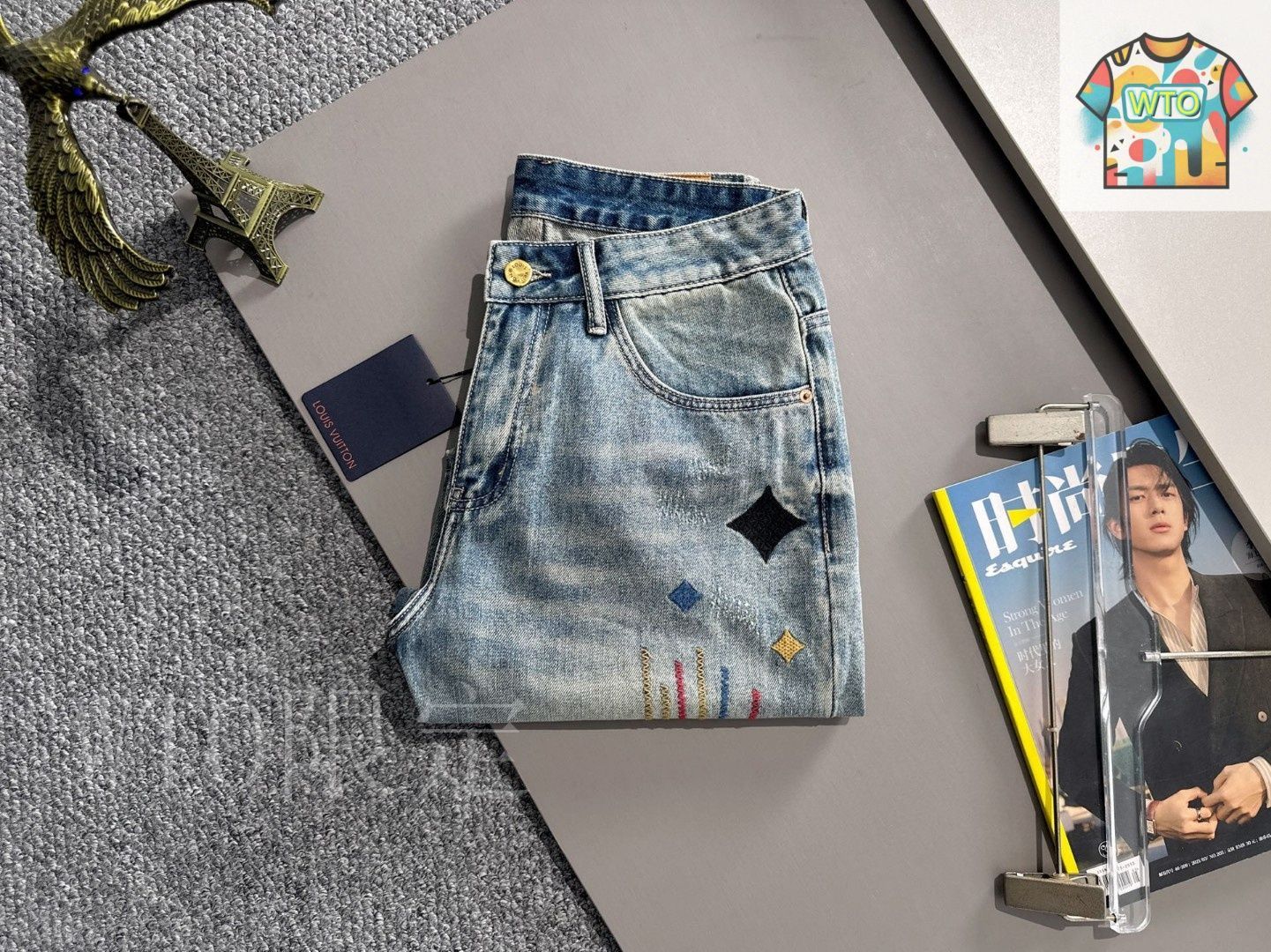 【上品♪合わせやすい】Louis Vuitton★デニム ショートパンツ Louis Vuitton デニムショートパンツ - メルカリ