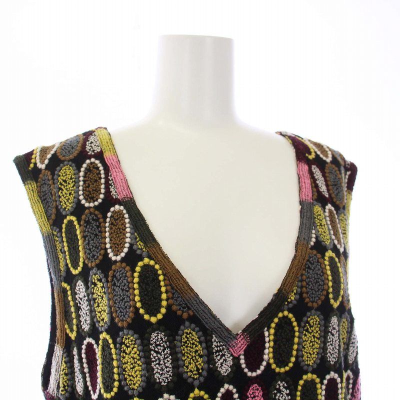 ミナペルホネン ノースリーブワンピース 120サイズ ミナペルホネン mina perhonen wood bird コットン刺しゅう