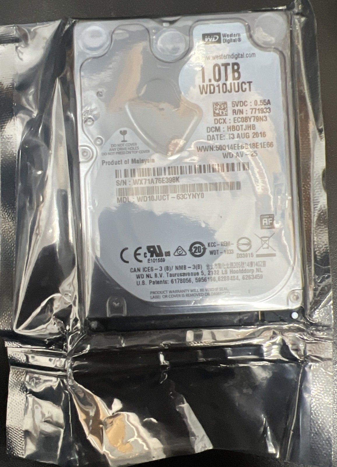 内蔵型ハードディスクドライブ Western Digital 1TB HDD WD10JUCT Amazon | Western Digital wd10juct-63cyny0 1tb DCM : ebotjbn
