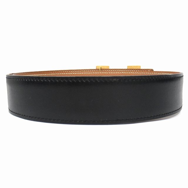 エルメス vintage HERMES Hバックル リバーシブル ベルト ボックス