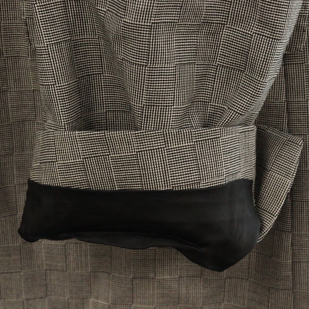 BALENCIAGA バレンシアガ 19SS アームワッペンオーバーサイズコート ブラック/グレー556686 TFT10 ワッペン（ブランドバレンシアガ）の通販