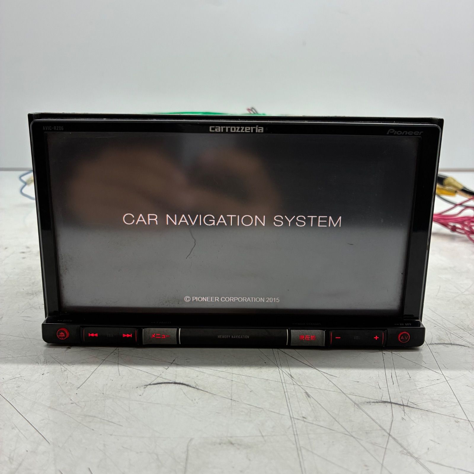 げ ! カロッツェリア carrozzeria AVIC-RZ06 2DIN メモリーナビ フルセグ DVD CD SD Bluetooth USB カーナビ 地図データ2015年 P71442