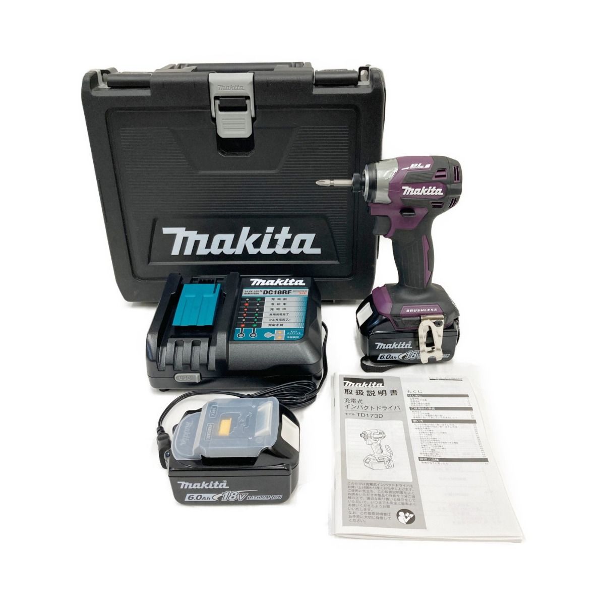 〇〇MAKITA マキタ 充電式 インパクトドライバ 18V 6.0Ah TD173DXAP