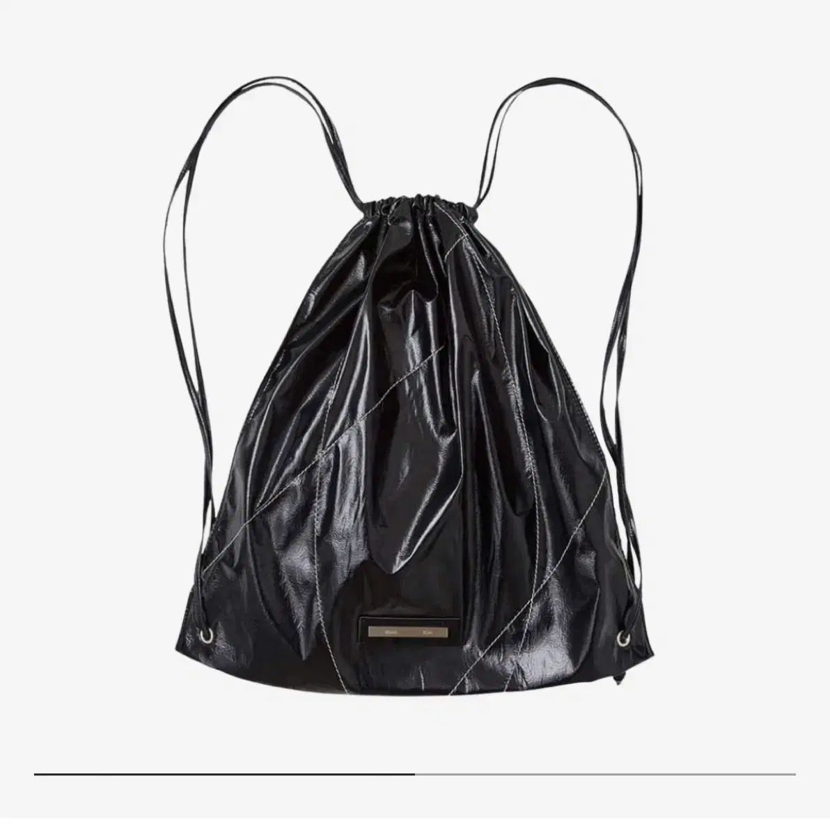 【新品】マーティンキム ストリングコーティングバックパック ブラック ○MATIN KIM○STRING COATING BACK PACK 3色 バッグ 韓国人気