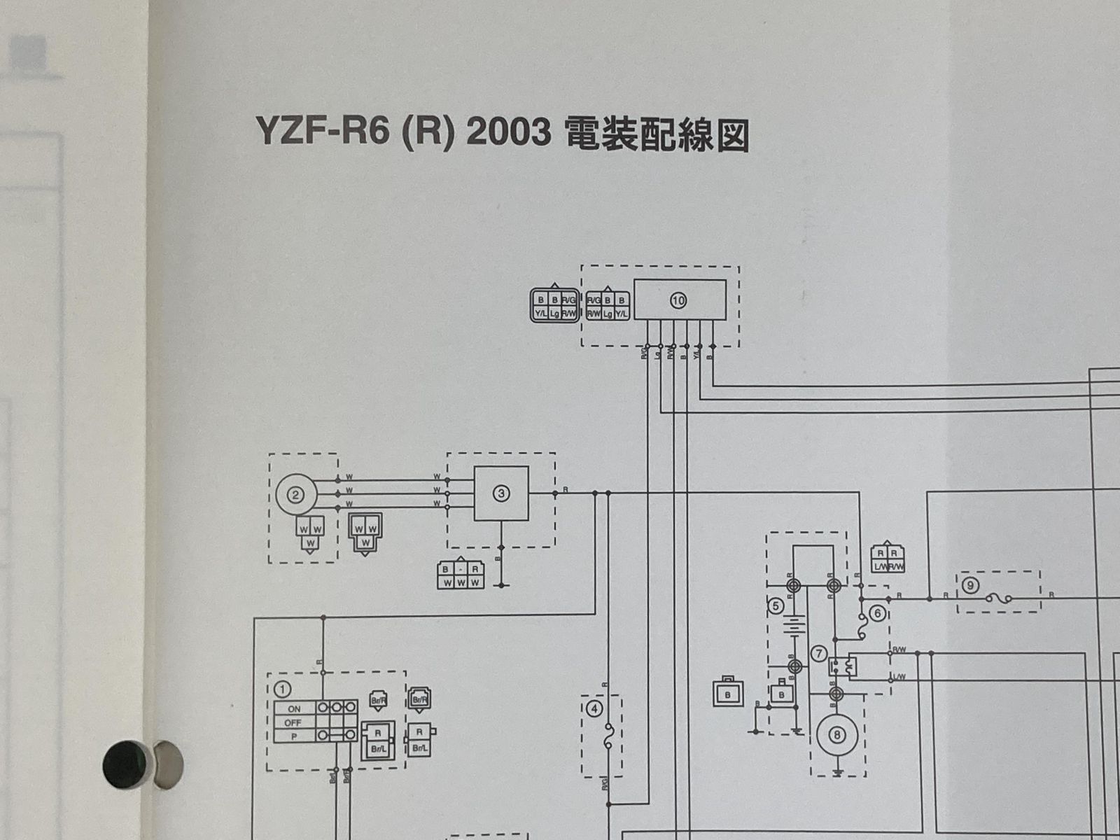 YZF-R6 サービスマニュアル 補足版 ヤマハ 正規 中古 バイク 整備書